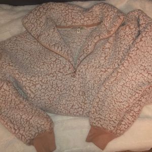 Express One Eleven Sherpa pullover